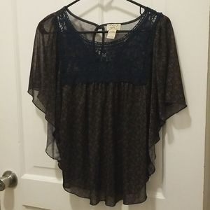 Sheer tunic